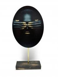 Zenci Kadın Ayaklı Oval Tablo 6 HK0019