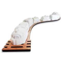 Ahşap Raylı Beton Tren HK1623