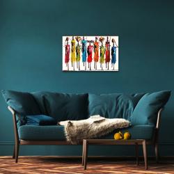 Vera Zenci Kabilesi Baskılı Ahşap Tablo HK1331