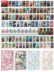 103 Dünya Klasiği ve Çiçekli Çizgili Defter Seti -2