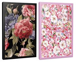 2'li Çizgili Okul Defteri Seti -Retro Pembe Hayaller