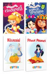 2 Renkli Dünya Masalı ve 2 Masal Karakteri Temalı 64 Sayfa 13,5x19,5 Okul Defteri Seti 2