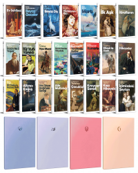 23 Dünya Klasiği ve Pastel Çizgisiz Defter Seti -1