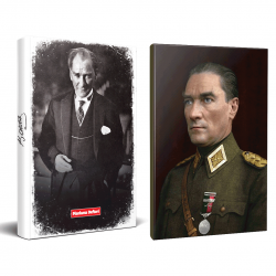 2li Atatürk 64 Sayfa 13,5x19,5cm Defter ve 176 Sayfa Planlama Defteri Seti -5