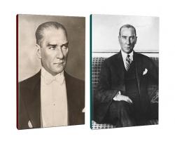 Okula Hazırlık 2li Atatürk- Çizgili Okul Defteri Seti 64 Sayfa 13,5x19,5cm -2 