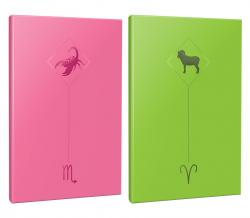 2li Burç-Astroloji Temalı 13,5x19,5cm 64 Sayfa Çizgisiz Defter Seti -11