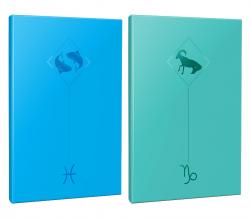 2li Burç-Astroloji Temalı 13,5x19,5cm 64 Sayfa Çizgisiz Defter Seti -7