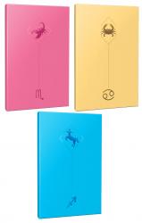 3lü Burç-Astroloji Temalı 13,5x19,5cm 64 Sayfa Çizgisiz Defter Seti -10