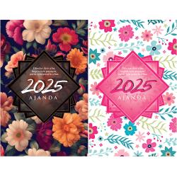 2025 Motivasyonel 2'li Ajanda Seti Günbatımı - İlk Bahar