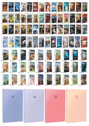 96 Dünya Klasiği ve Pastel Çizgisiz Defter Seti -1