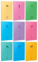 9lu Burç-Astroloji Temalı 13,5x19,5cm 64 Sayfa Çizgisiz Defter Seti -5