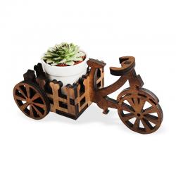 Beton Saksılı Ahşap Bisiklet HK1607