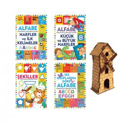 Adım Adım Alfabeyi ve Kelimeleri Öğreniyorum Seti