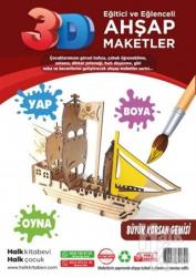 Büyük Korsan Gemisi Ahşap Maket HK1054
