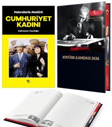 Çağdaş Cumhuriyet Kadını - Kahraman Yusufoğlu ve 2026 Atatürk Ciltli Ajanda