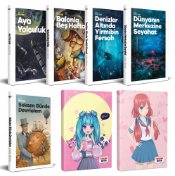 Çocuk Klasikleri Beşli Kitap - Flying Kisses ve Catgirl Defter