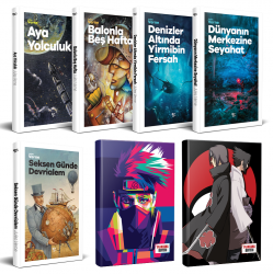 Çocuk Klasikleri Beşli Kitap - Naruto ve Sasuke-Itachi Defter