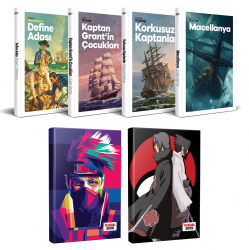 Çocuk Klasikleri Dört Kitap - Naruto ve Sasuke-Itachi Defter