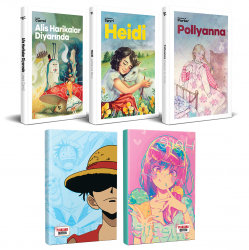 Çocuk Klasikleri Üç Kitap - Luffy ve Icecream Defter