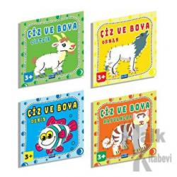 Çiz Ve Boya Seti 4 Kitap - Artenino Seti