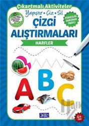 Çizgi Alıştırmaları - Harfler (4 Yaş) Yapıştır - Çiz - Sil