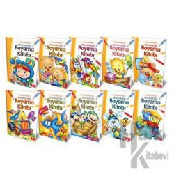 Çocuklar İçin Boyama Kitabı (10 Kitap Takım)