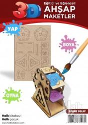 Dönme Dolap Ahşap Maket HK1020