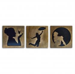 Kadın, 3 Parça Tablo HK0961