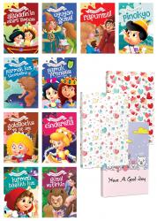 Renkli Dünya Masalları 10 Kitap ve 3 Defter -Aşk Partisi