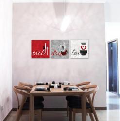 Eat- Drink- Love Tablo Seti -1