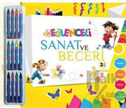 Eğlenceli Sanat ve Beceri Sarı Kitap (3 Yaş - Kalemli)