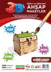 Hazine Sandığı Ahşap Maket HK1039