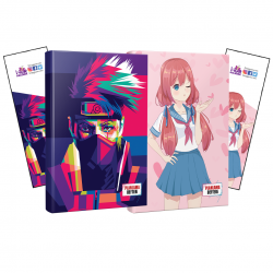 İkili Naruto-Flying Kisses Defter ve Ayraç