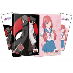 İkili Sasuke-Itachi-Flying Kisses Defter ve Ayraç