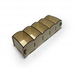 5 Gözlü Çekmece İçi Çoraplık - Akçaağaç HK0700-AKÇAAĞAÇ