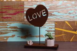 HK Dekor Love Standlı Beton Saksı