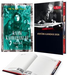 Kadın Kahramanlar - Tuba Emlek ve 2026 Atatürk Ciltli Ajanda