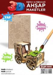 Klasik Araba Ahşap Maket HK1025