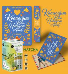 Kocacığım Bana Hikayeni Anlat Ayraç Kartpostal - Bromelain Matcha Çayı