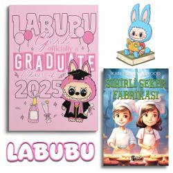 Labubu Graduate Defter ve Sihirli Şeker Fabrikası - Kathyra Littlewood
