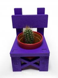 Lora Sandalye Mor Çiçeklik HK0214-9044