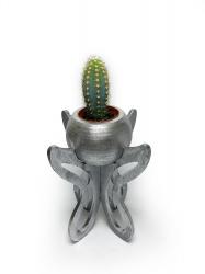 Marta Ahşap Ayaklı Beton Saksı Seri 3 HK1589