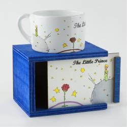 Küçük Prens Figürlü Ahşap Kutulu Kupa