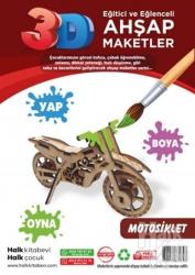 Motosiklet Ahşap Maket HK1038