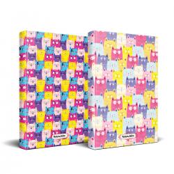 Kedi Temalı Planlama Defteri Seti - Mutlu Patiler ve Renkli Kulaklar