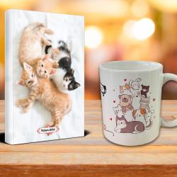 Oyuncu Kediler Ajanda Mutlu Kediler Kupa Seti