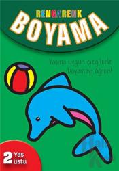 Rengarenk Boyama - 2 Yaş Üstü - Yeşil Kitap