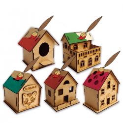 Çocuklar İçin Ahşap Maketler Renkli Çocuk Dünyası Serisi -3