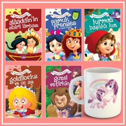 Renkli Dünya Masalları 5 Kitap ve Unicorn Kupa -2