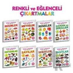 Renkli ve Eğlenceli Çıkartmalar Seti - 8 Kitap Takım